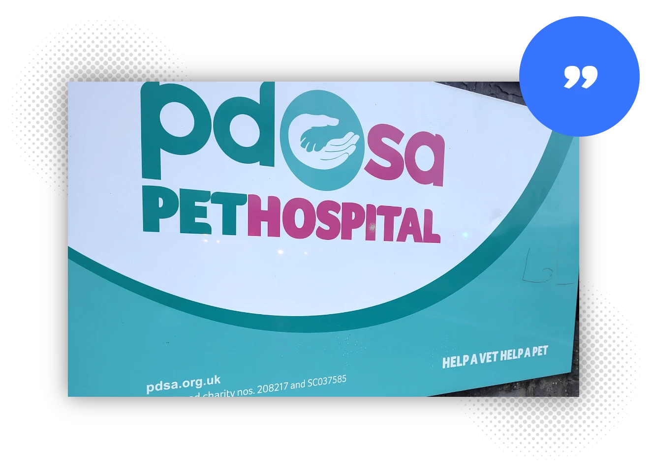 PDSA Google Review